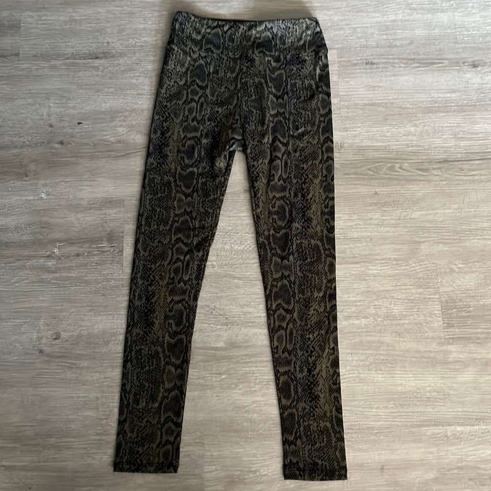 Snake Skin Print Tights